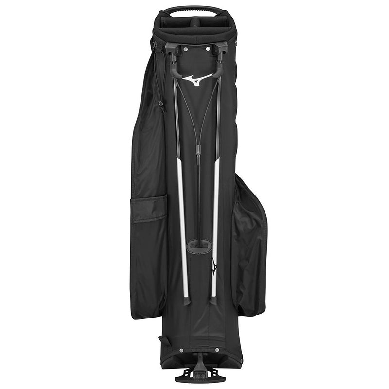 Mizuno BR-DRI Waterproof Stand Bag - Jack Black/Silver