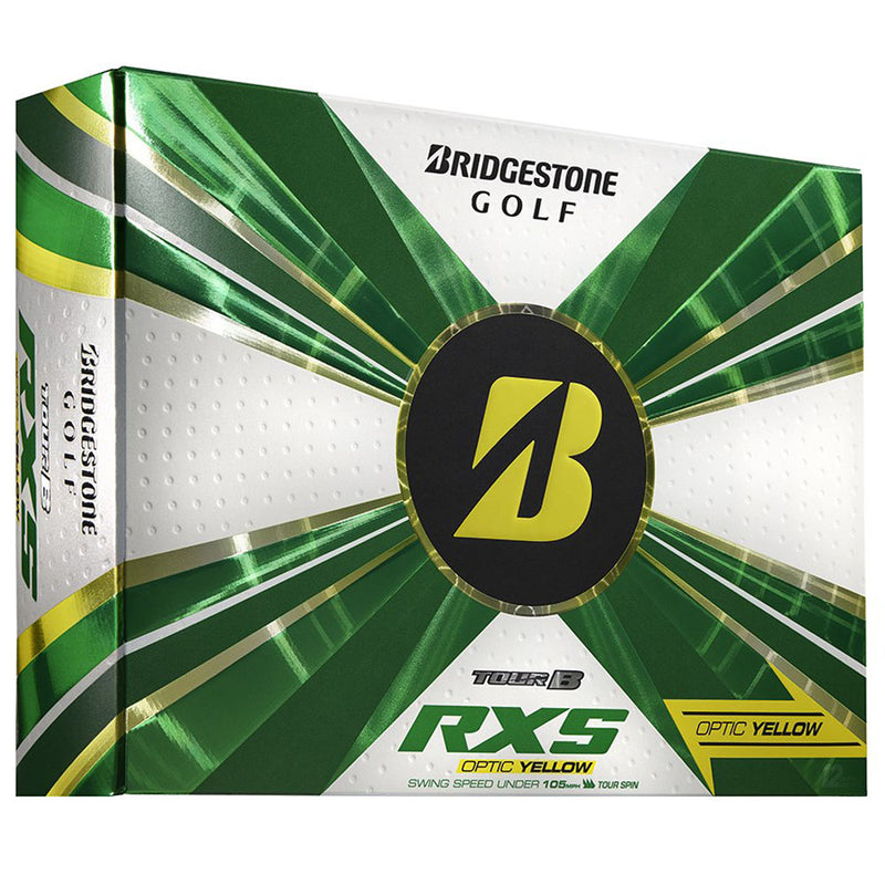 Bridgestone Tour B RXS Golf Balls - Yellow - 12 Pack