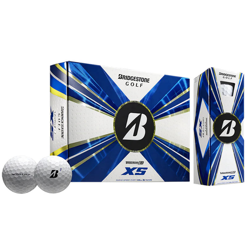 Bridgestone Tour B XS Golf Balls - White - Double Dozen