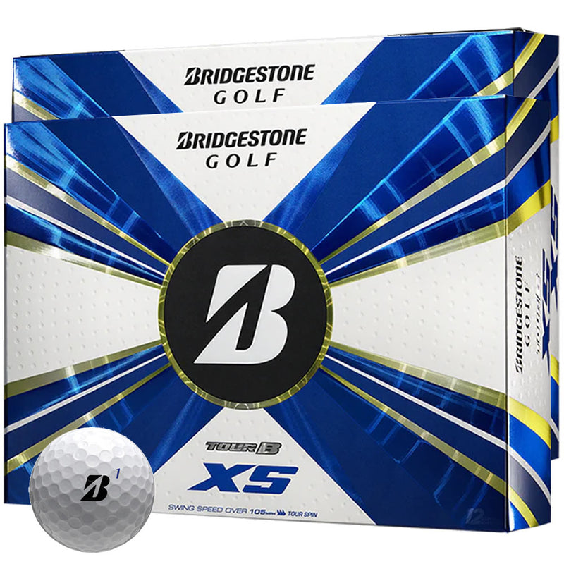 Bridgestone Tour B XS Golf Balls - White - Double Dozen