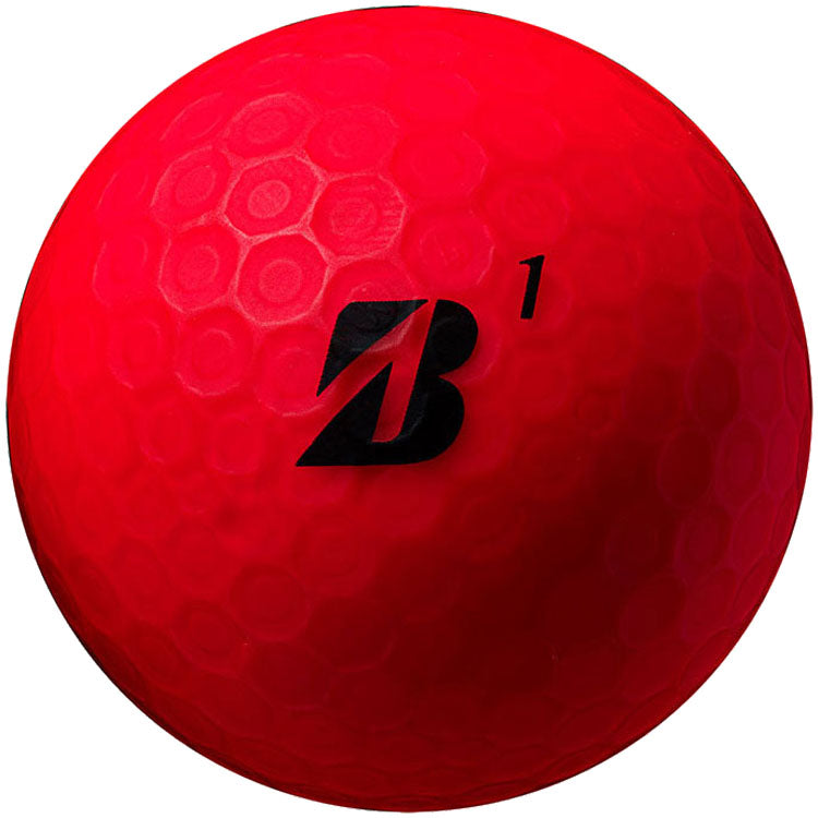 Bridgestone E12 Contact Matte Golf Balls - Red - Double Dozen