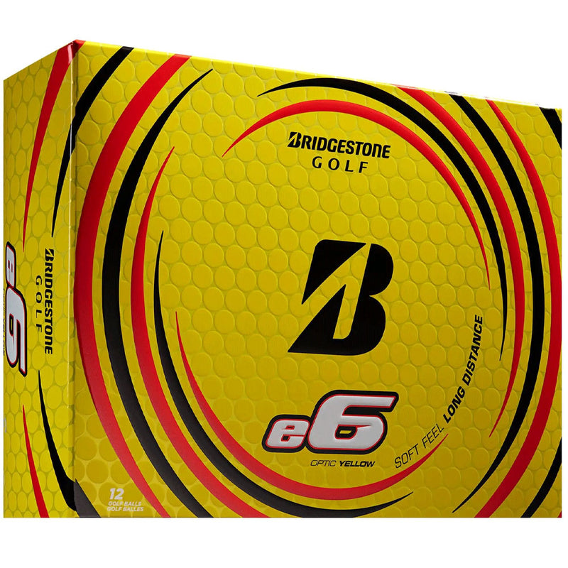 Bridgestone E6 Golf Balls - Yellow - 12 Pack