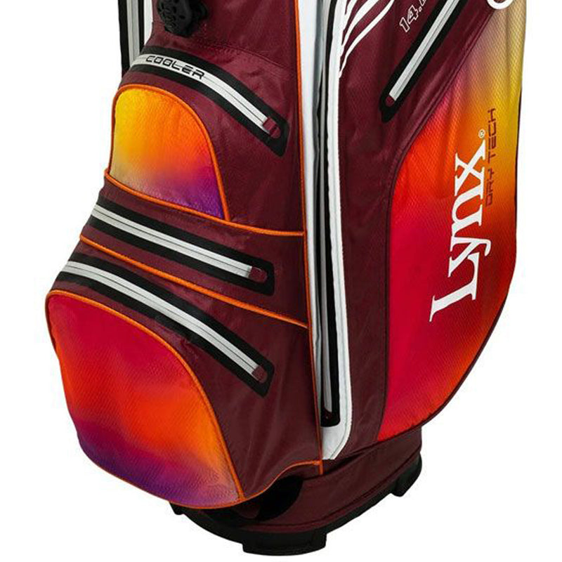 Lynx Flare Waterproof Cart Bag - Red Ombre