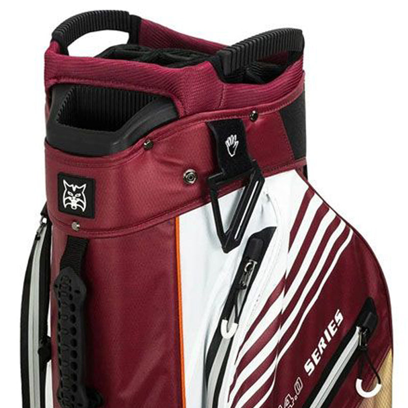 Lynx Flare Waterproof Cart Bag - Red Ombre