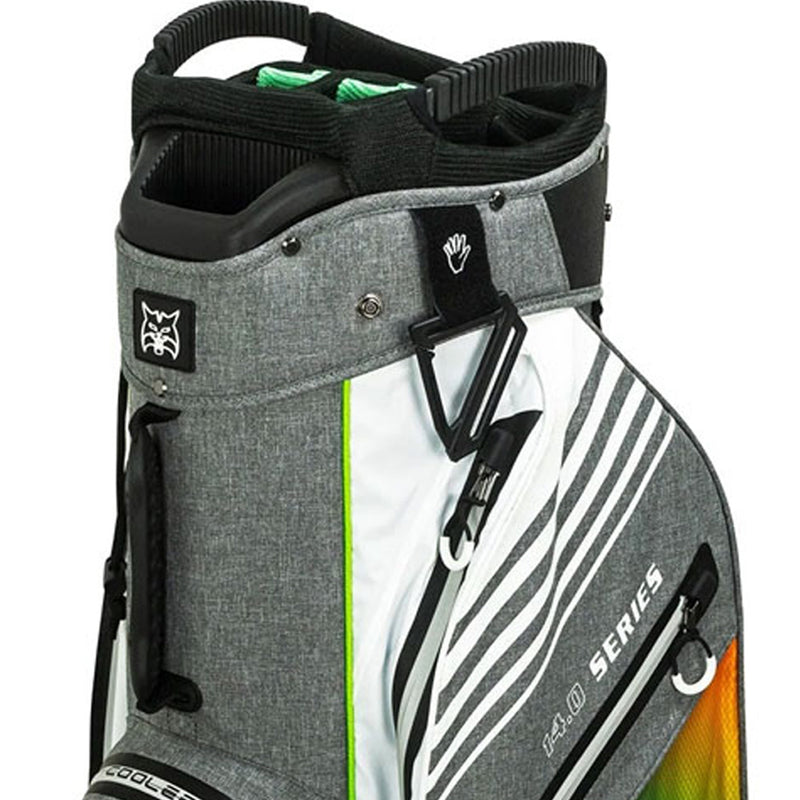 Lynx Flare Waterproof Cart Bag - Grey/Green