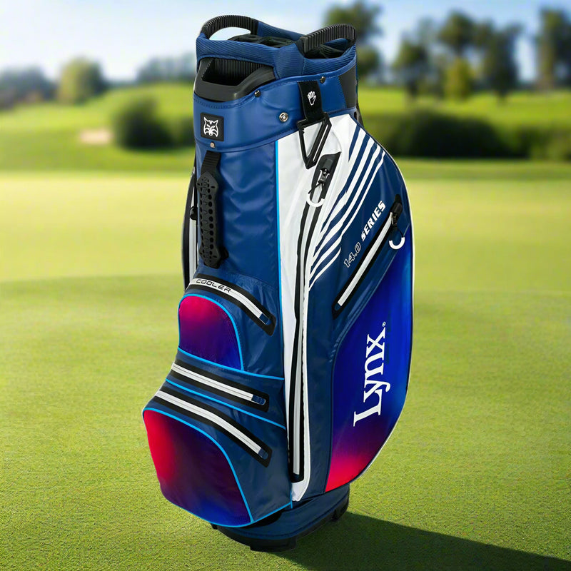 Lynx Flare Waterproof Cart Bag - Blue Ombre