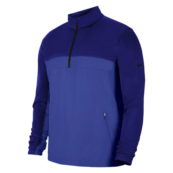 Nike Shield Victory 1/2 Zip Golf Wind Jacket - Concord/Lapis/Black