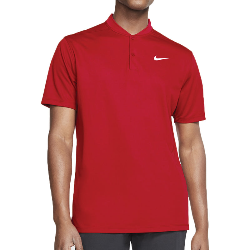 Nike Dri-Fit Victory Blade Polo Shirt - University Red/White