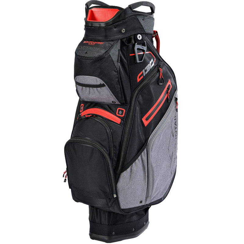 Sun Mountain C-130 Cart Bag - Black/Carbon/Red