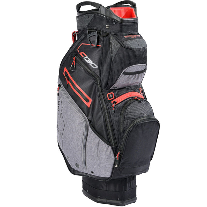 Sun Mountain C-130 Cart Bag - Black/Carbon/Red