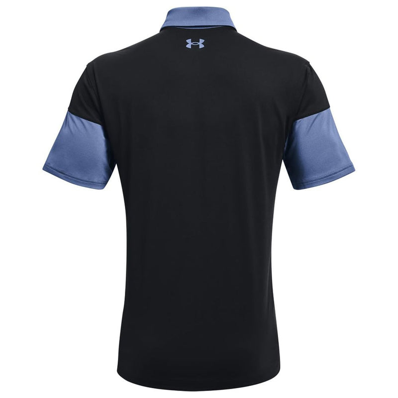 Under Armour T2G Blocked Polo - Mineral Blue/Black