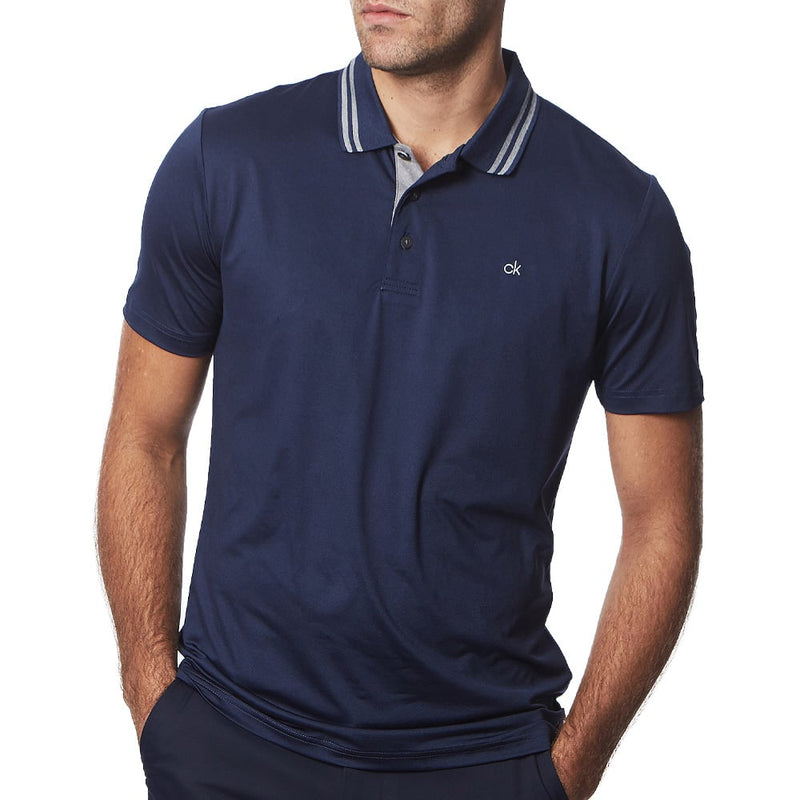 Calvin Klein Madison Tech Polo Shirt - Navy Marl