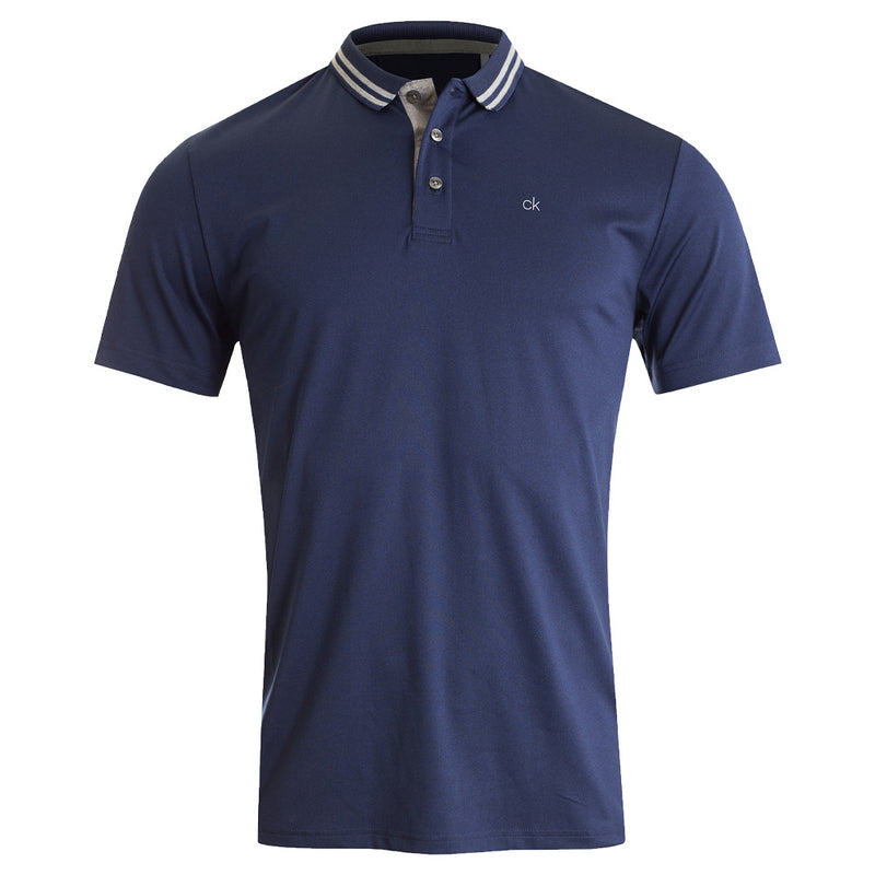 Calvin Klein Madison Tech Polo Shirt - Navy Marl