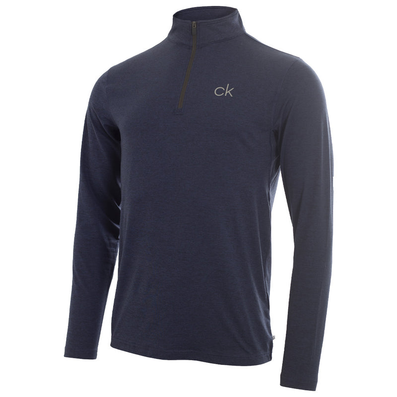 Calvin Klein Newport 1/2 Zip Pullover - Navy Marl