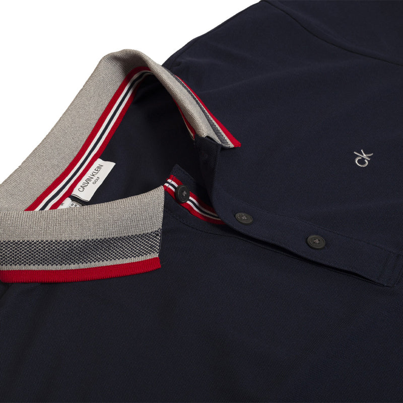 Calvin Klein Spark Polo Shirt Navy