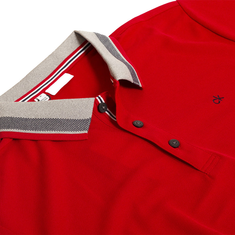 Calvin Klein Spark Polo Shirt - Red