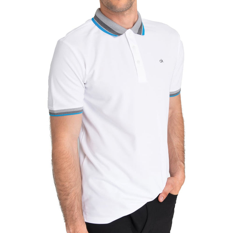 Calvin Klein Spark Polo Shirt - White