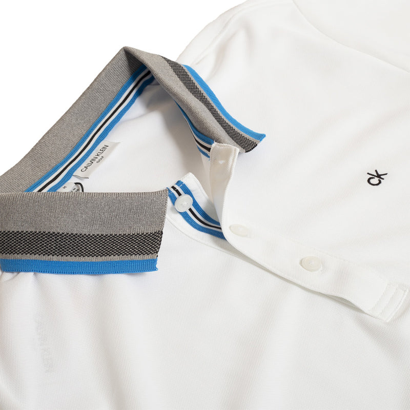 Calvin Klein Spark Polo Shirt - White