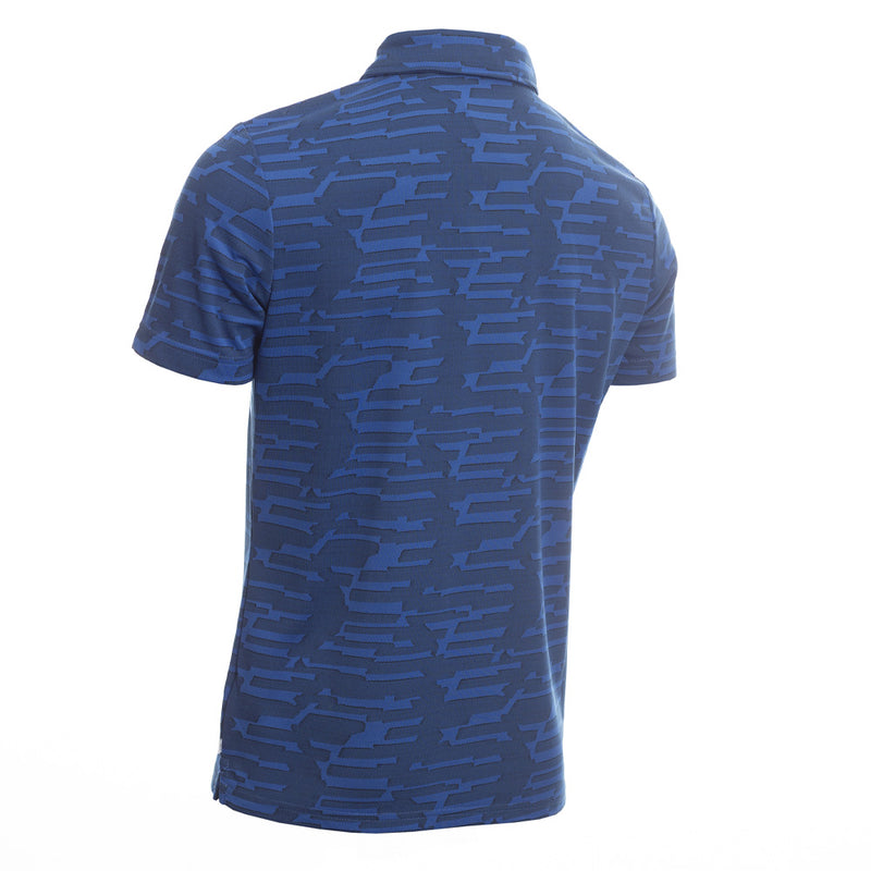 Calvin Klein Aztec Polo Shirt - Blue