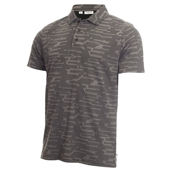 Calvin Klein Aztec Polo Shirt - Charcoal