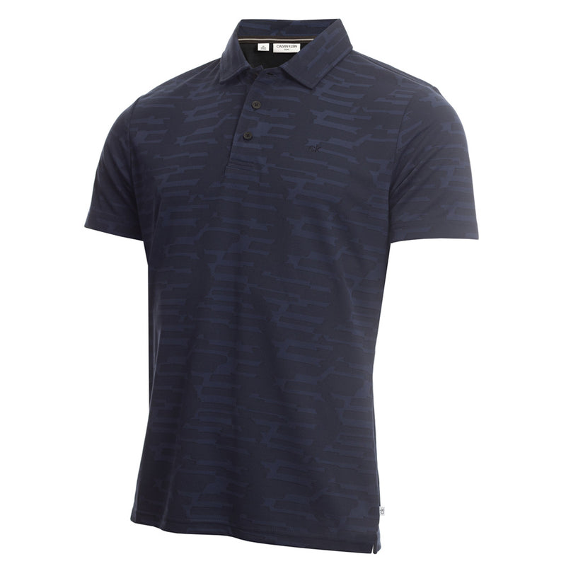 Calvin Klein Aztec Polo Shirt - Navy