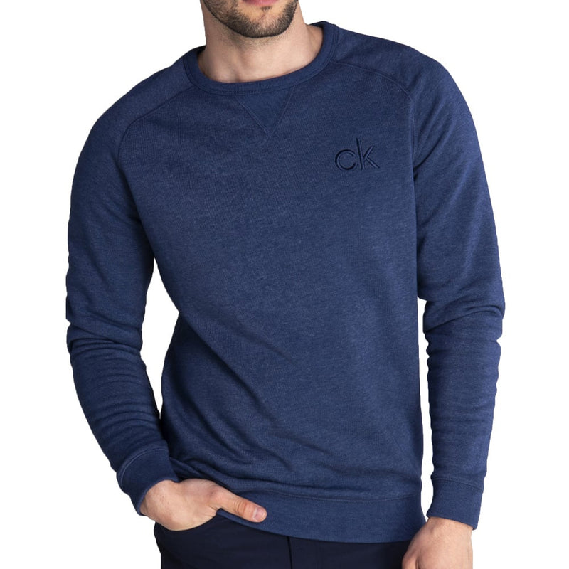 Calvin Klein Columbia Crew Neck Sweater - Denim Marl