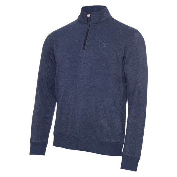 Calvin Klein Columbia 1/2 Zip Pullover - Denim Marl