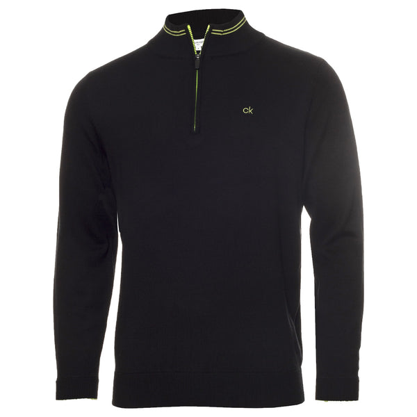 Calvin Klein Monaco Sweater - Black/Lime