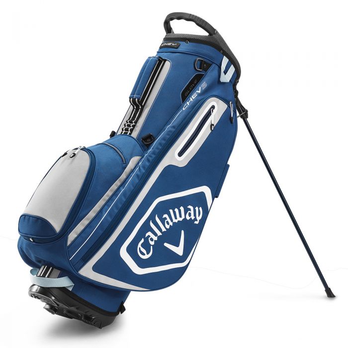 Callaway Chev Stand Bag - Navy/Silver/White