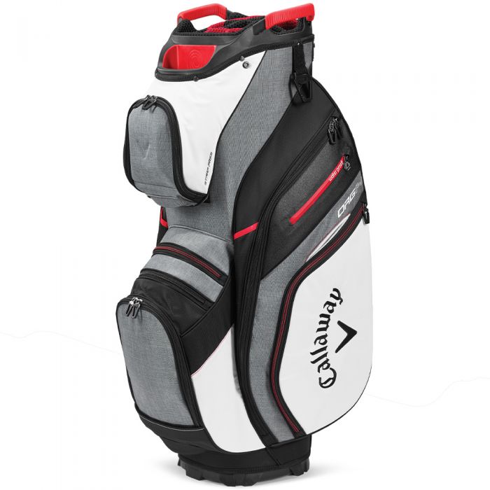 Callaway Chev Org 14 Cart Bag - White/Charcoal