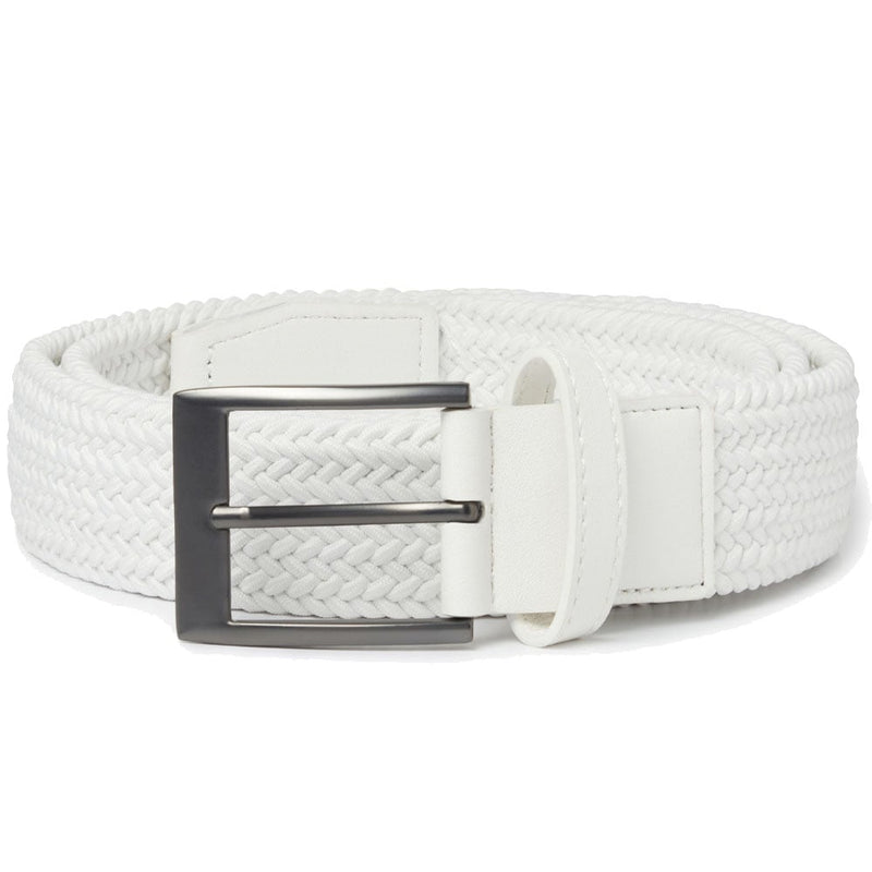 Callaway Braided Stretch Belt - Bright White