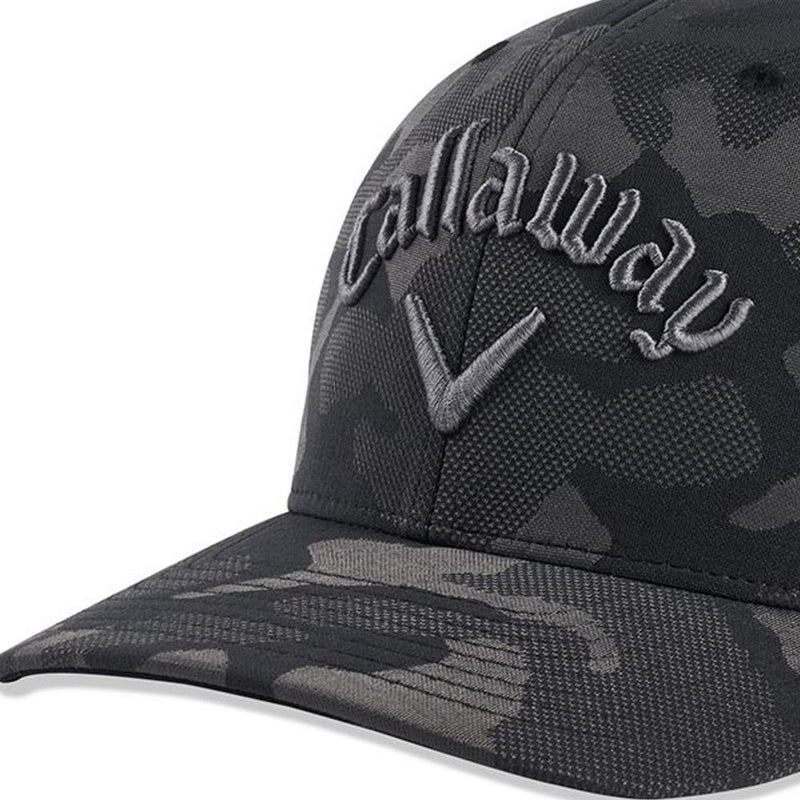 Callaway Adjustable Camo Snapback Cap - Charcoal