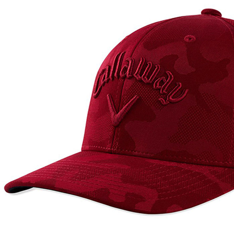 Callaway Adjustable Camo Snapback Cap - Red