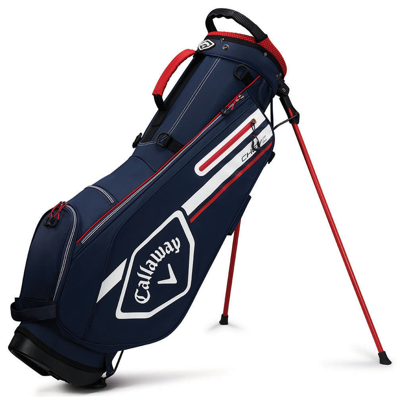 Callaway Chev C Stand Bag - Navy/Red