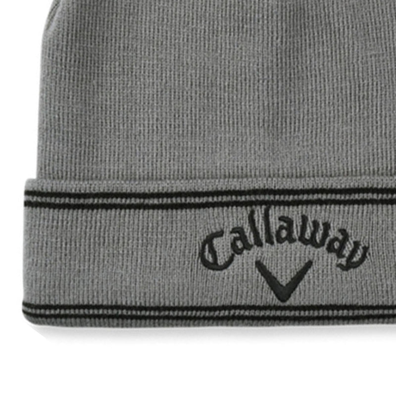 Callaway Classic Beanie Hat - Charcoal/Black