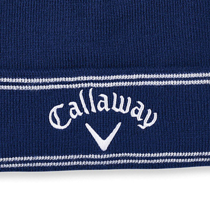 Callaway Classic Beanie Hat - Navy/Silver