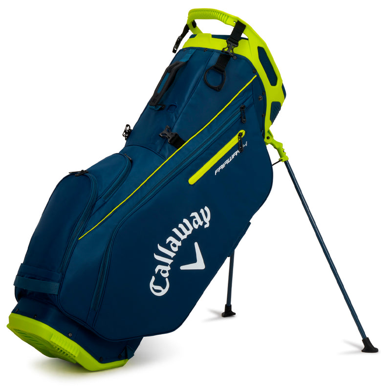 Callaway Fairway 14 Stand Bag - Navy/Florescent Yellow