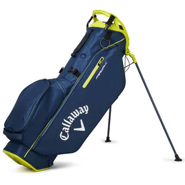 Callaway Fairway C Stand Bag - Navy/Florescent Yellow