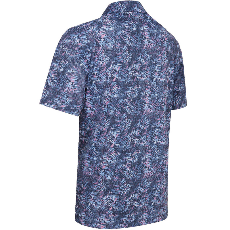 Callaway Geo Print Polo Shirt - Peacoat