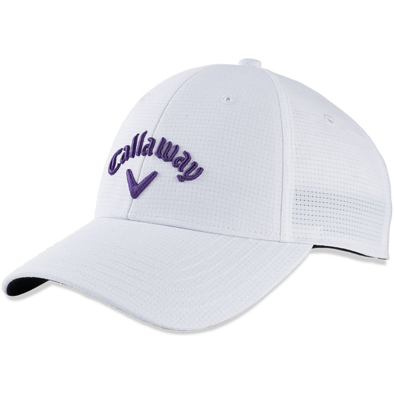 Callaway Ladies Stitch Magnet Cap - White/Purple