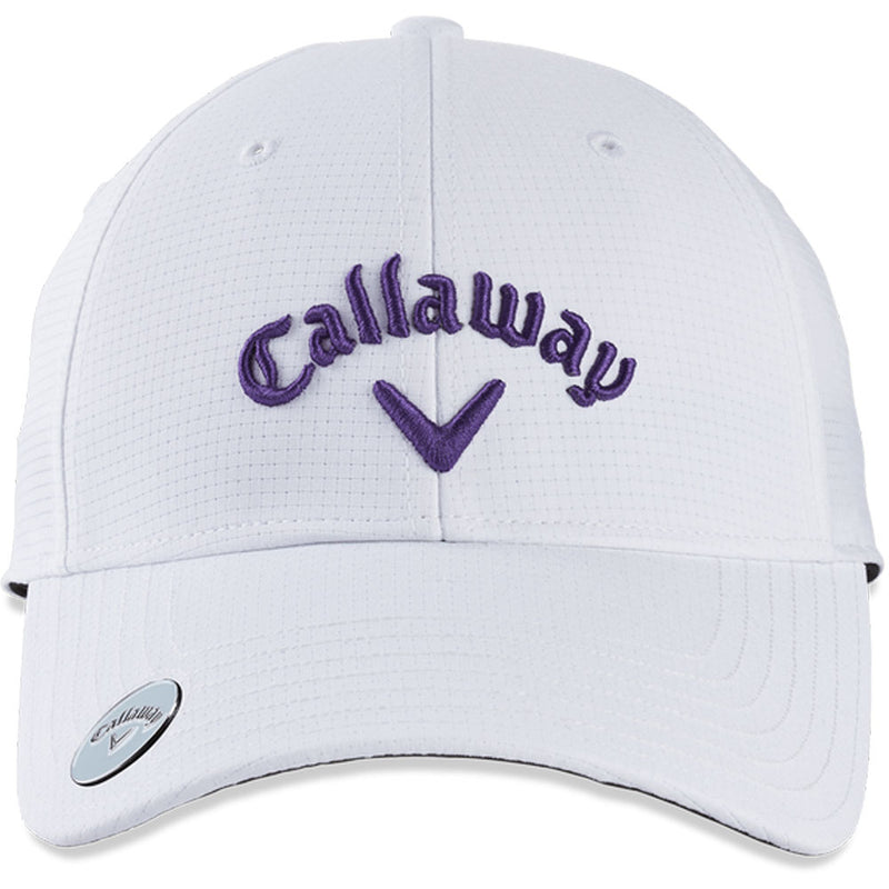 Callaway Ladies Stitch Magnet Cap - White/Purple