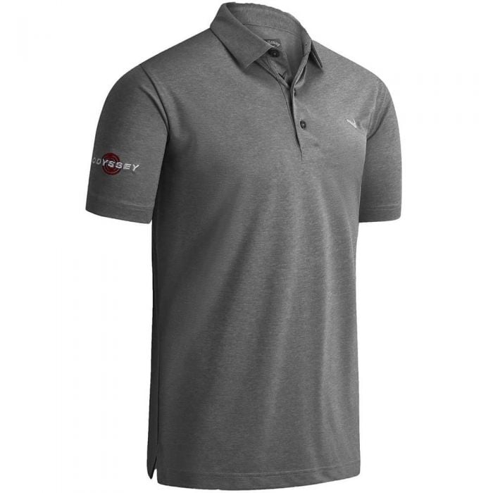 Callaway Odyssey Birdseye Polo Shirt - Medium Grey Heather