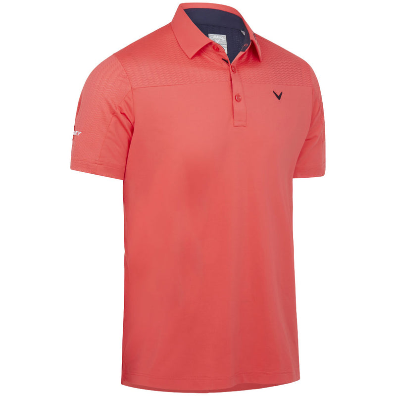 Callaway Odyssey Ventilated Polo Shirt - Teaberry