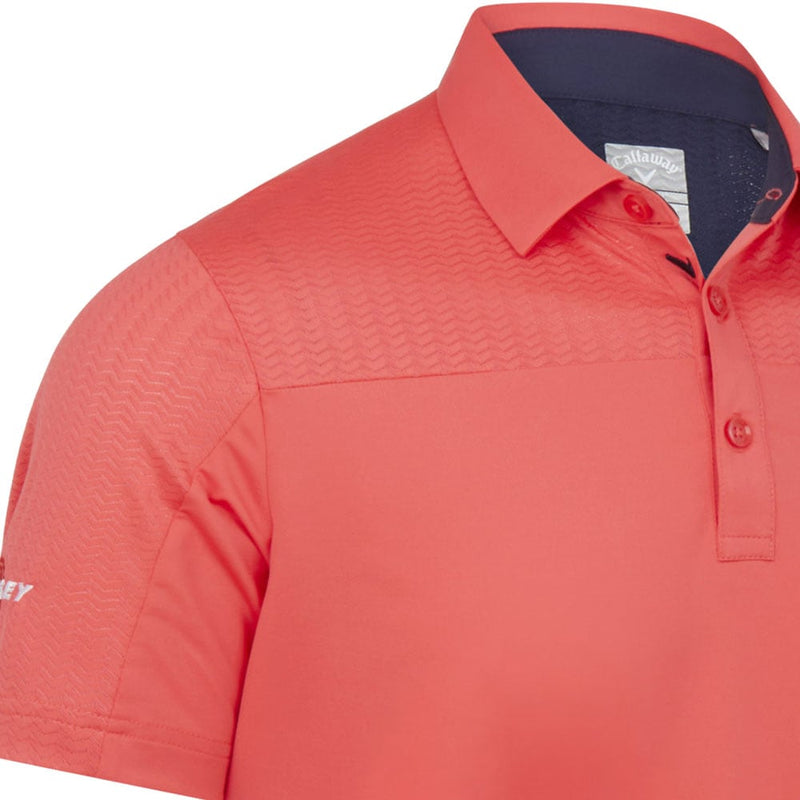 Callaway Odyssey Ventilated Polo Shirt - Teaberry