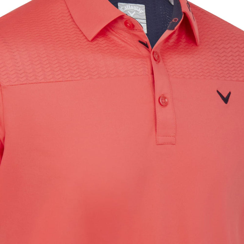 Callaway Odyssey Ventilated Polo Shirt - Teaberry