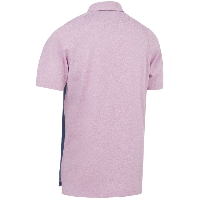 Callaway Soft Touch Colour Block Polo Shirt - Pink Sunset Heather