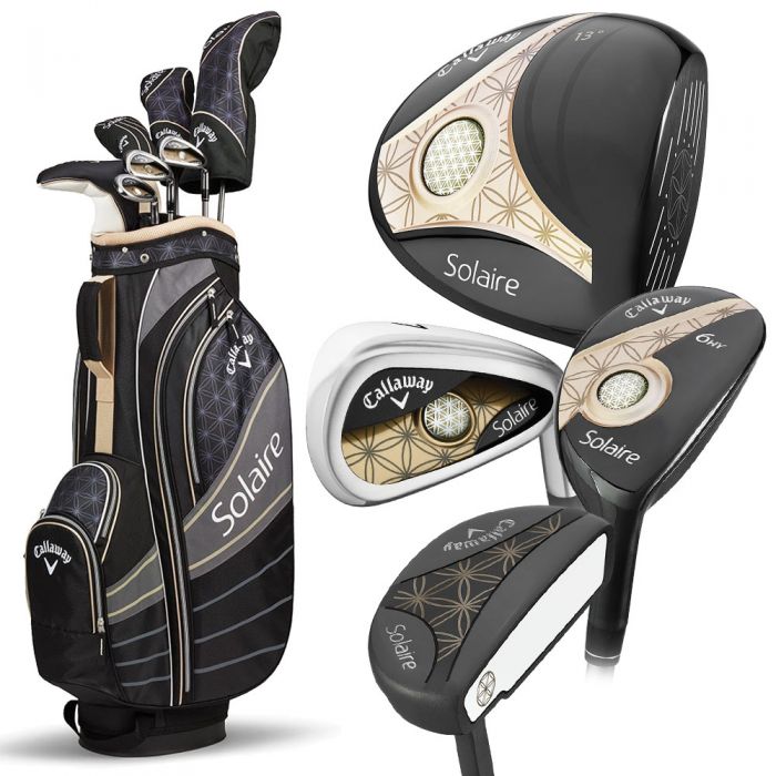 Callaway Solaire 8-Piece Cart Bag Package Set Champagne - Ladies