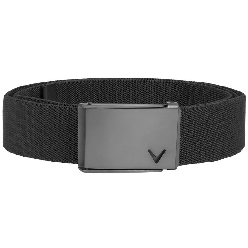 Callaway Stretch Reversible Webbed Belt - Caviar