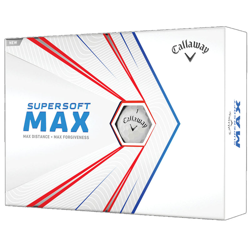 Callaway Supersoft Max Golf Balls - White - 12 Pack