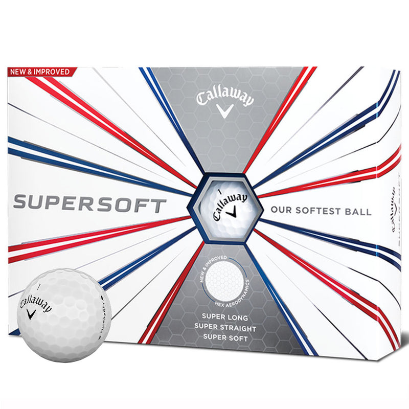 Callaway Supersoft Golf Balls White - 12 Pack